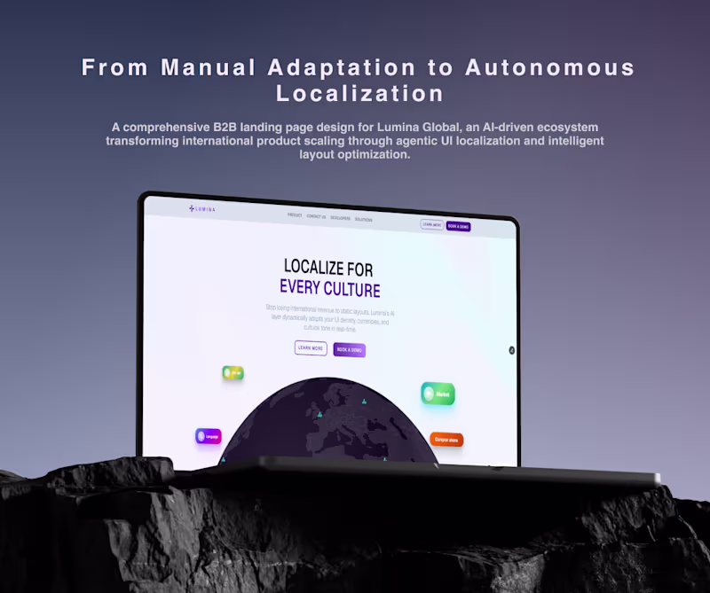 Cover image for Premium SaaS Landing Page: High-Fidelity Design & Framer Develop