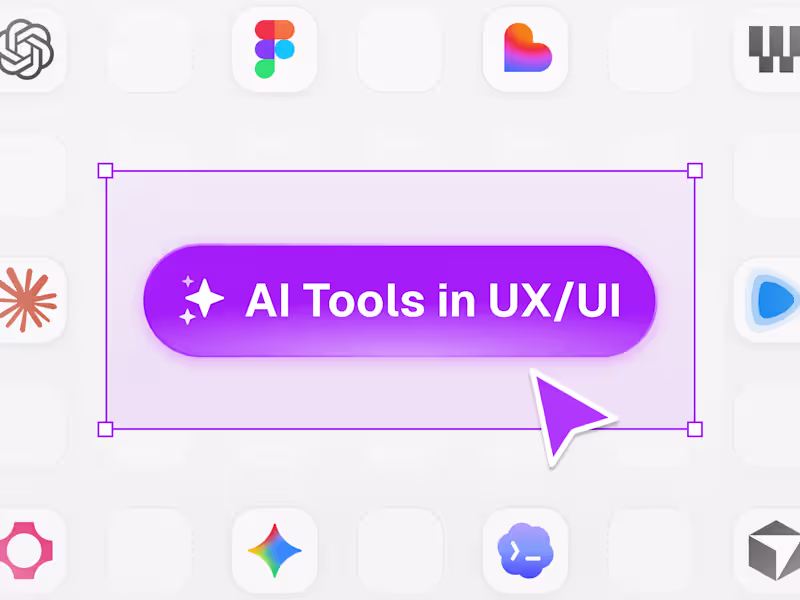 Cover image for How I Use AI in UX/UI Design: 7 Real Workflows from My Projects