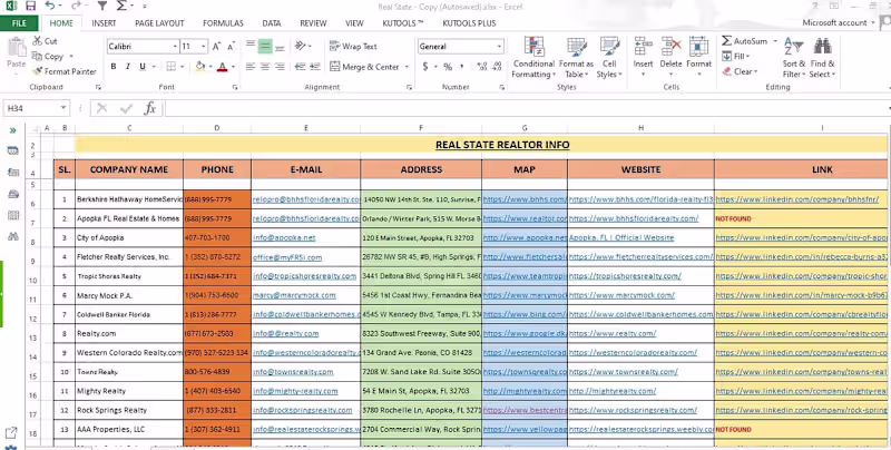 Cover image for Data Entry | Research| Prospect Lists