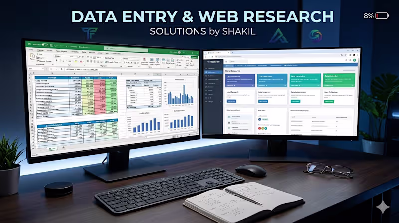 Cover image for Efficient Data Entry & Web