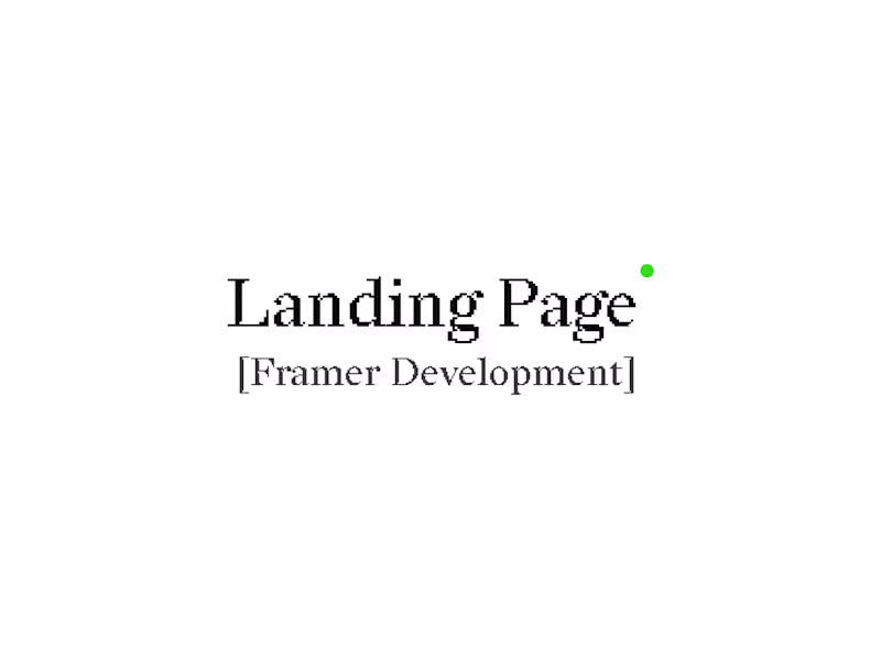Cover image for Website Design + Framer Development