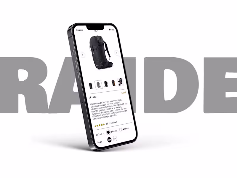 Cover image for Raide Research Website - Replo