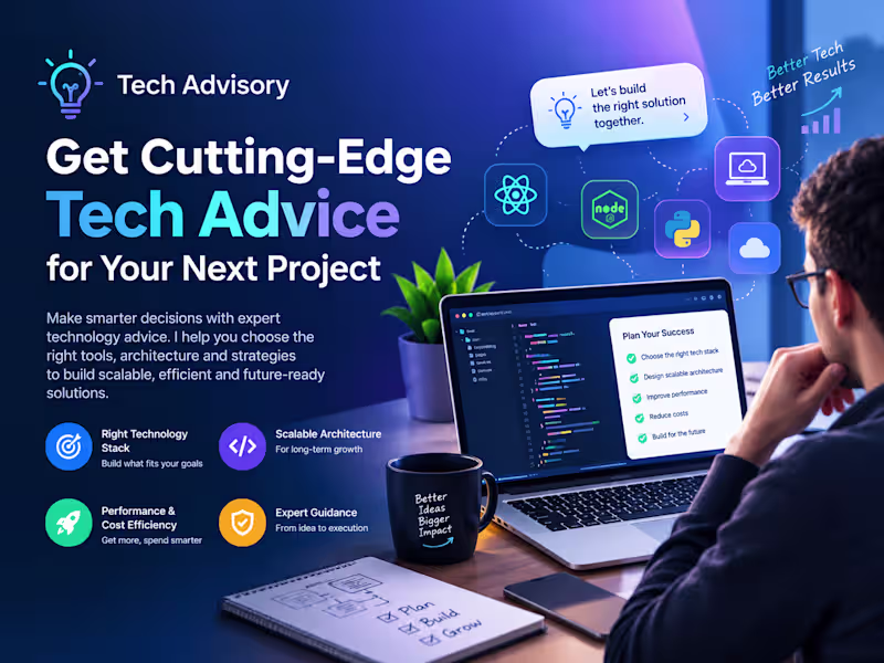 Cover image for Get Cutting-Edge Tech Advice for Your Next Project