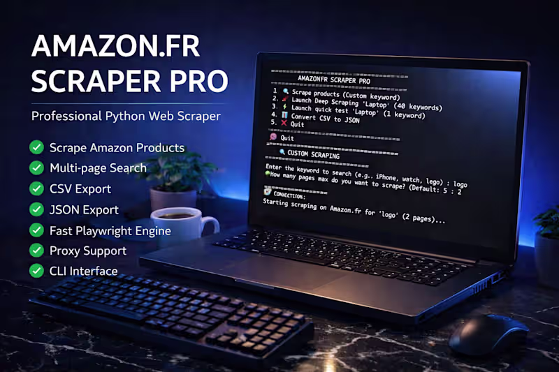 Cover image for Custom Web Scraping & Data Extraction Service