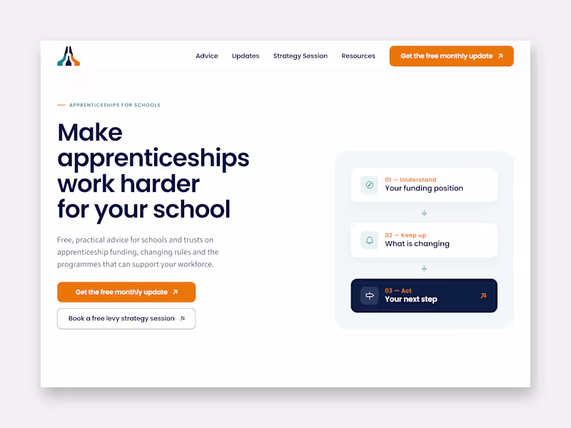 Cover image for Apprenticeships for Schools - Framer Website