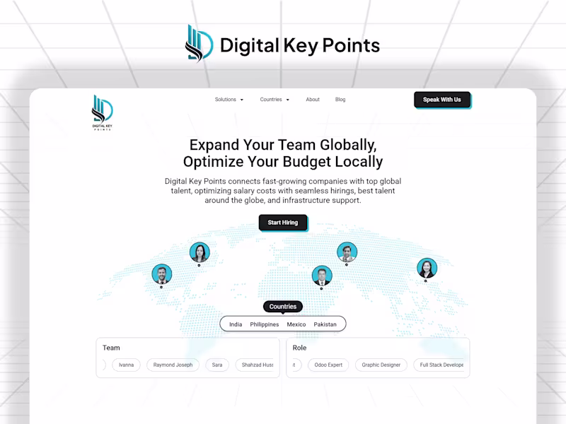 Cover image for WordPress Website Development for Digital Key Points