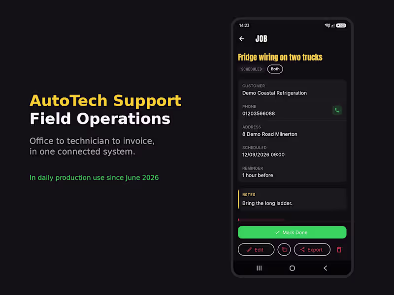 Cover image for Field-Service and Dispatch App