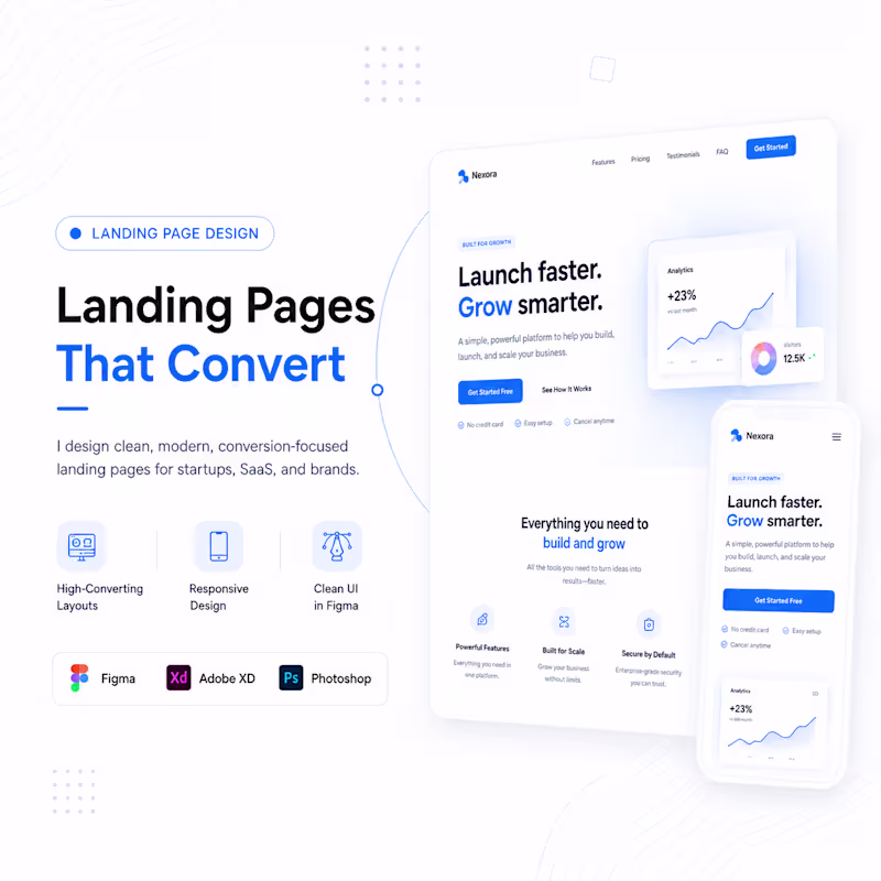 Cover image for Landing Page Design 