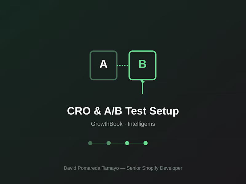 Cover image for CRO & A/B Test Setup