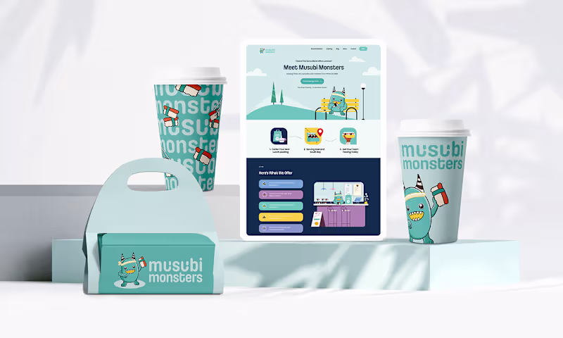 Cover image for Musubi Monsters | Brand Identity & Brand Guidelines 