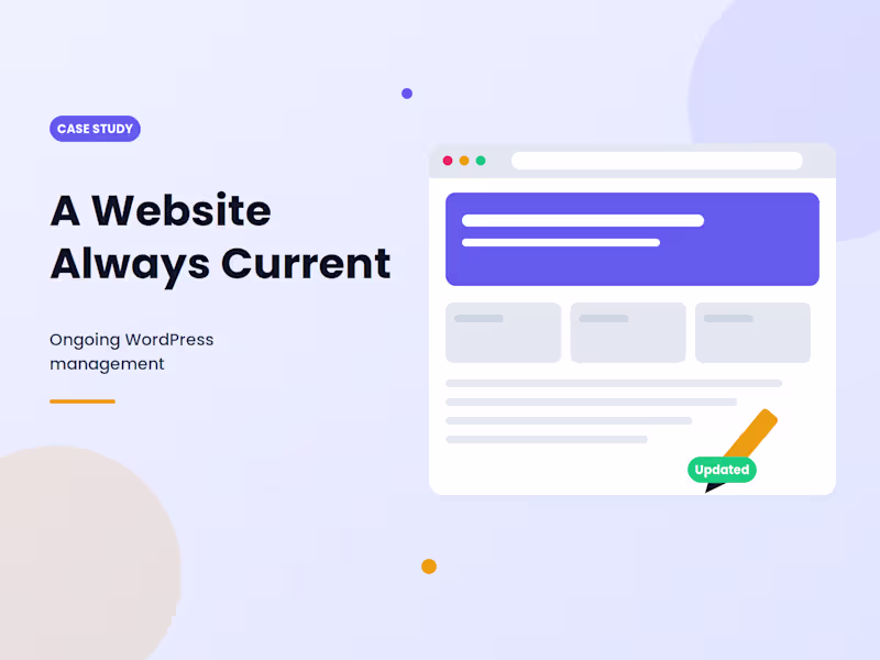 Cover image for WordPress Website Management (best balance)