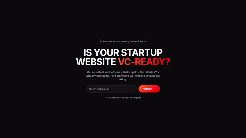 Cover image for VC Audit App