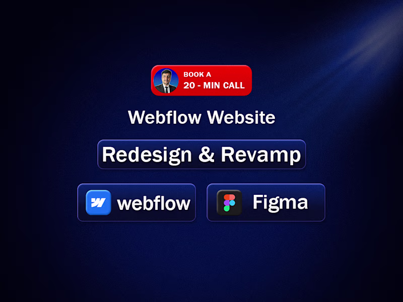 Cover image for Webflow Website Redesign for Better Results