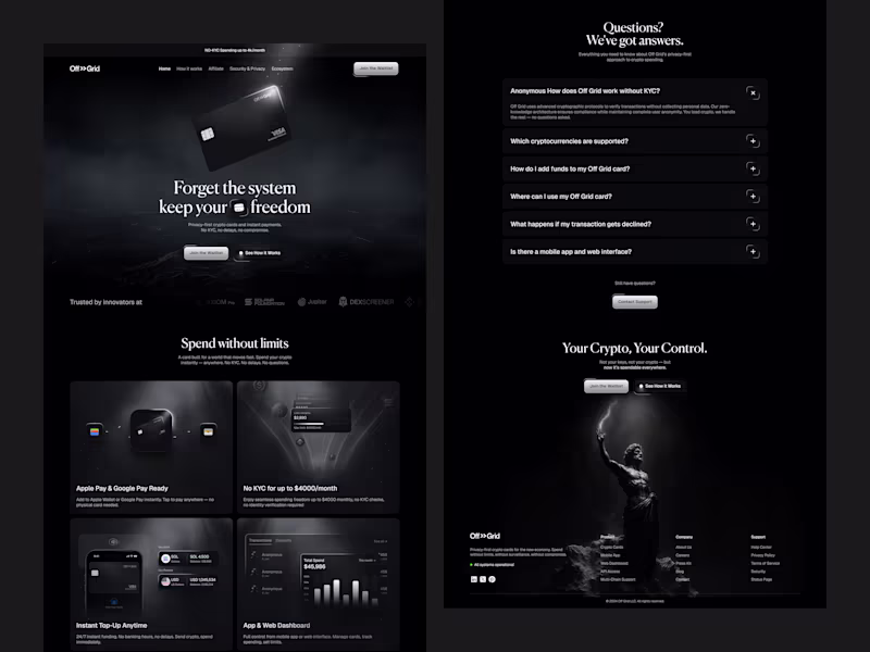 Cover image for OffGrid Landing Page Redesign