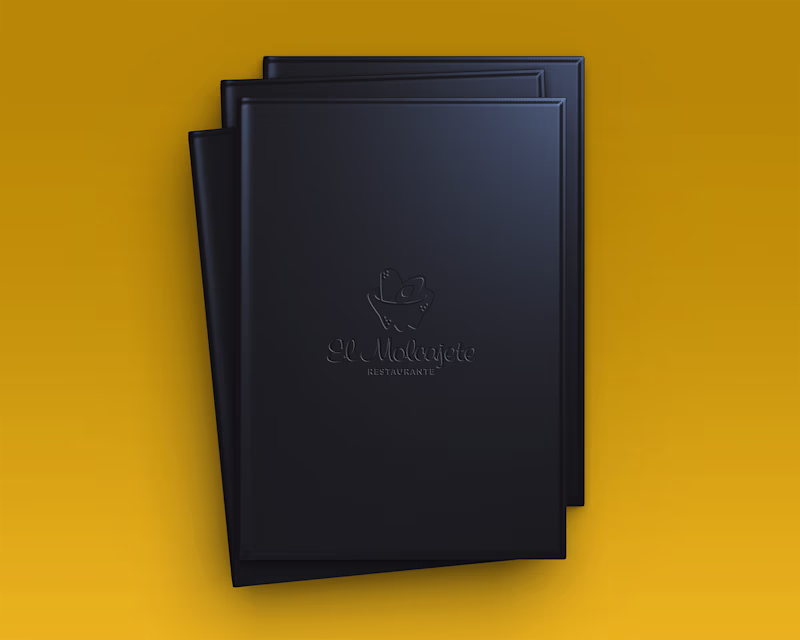 Cover image for El Molcajete Restaurante - Menu Layout