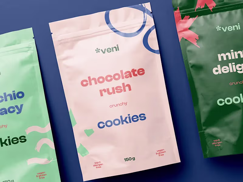 Cover image for Veni Brand Design for Food Delivery