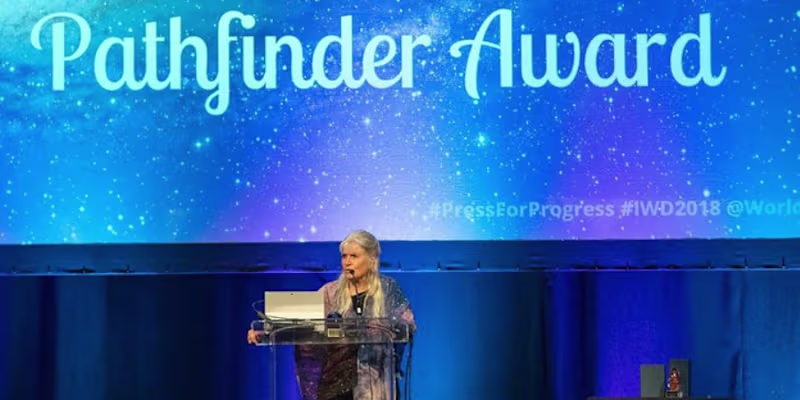 Cover image for Why One Philanthropist is Betting on Women to End War: Meet Cyn…