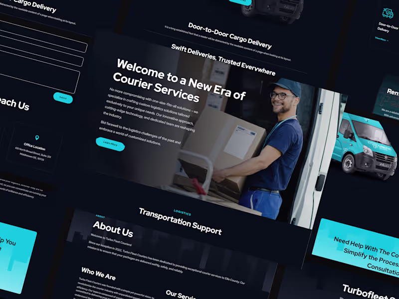 Cover image for Turbofleet Courier Website

This is one