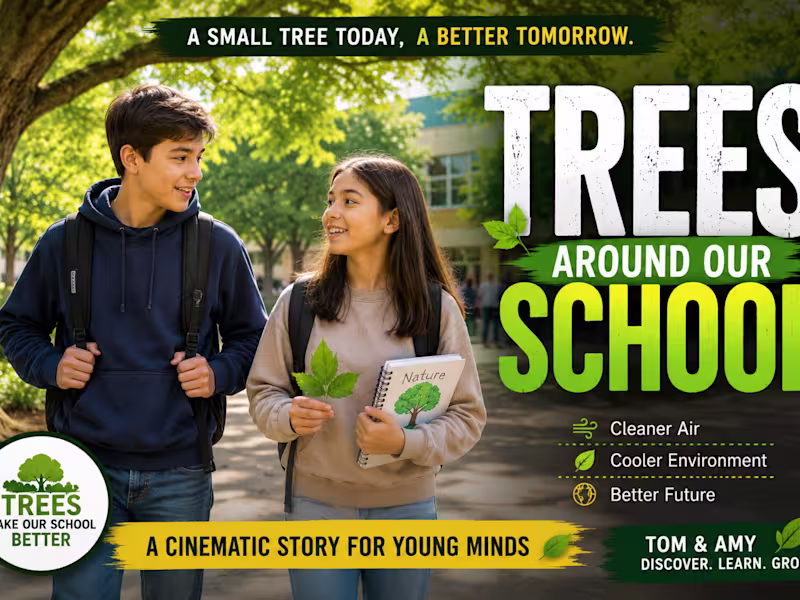 Cover image for What Happens When Schools Plant More Trees? 🌳 | Tom & Amy Stor…