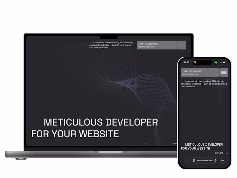 Cover image for Complete Portfolio Design and Development