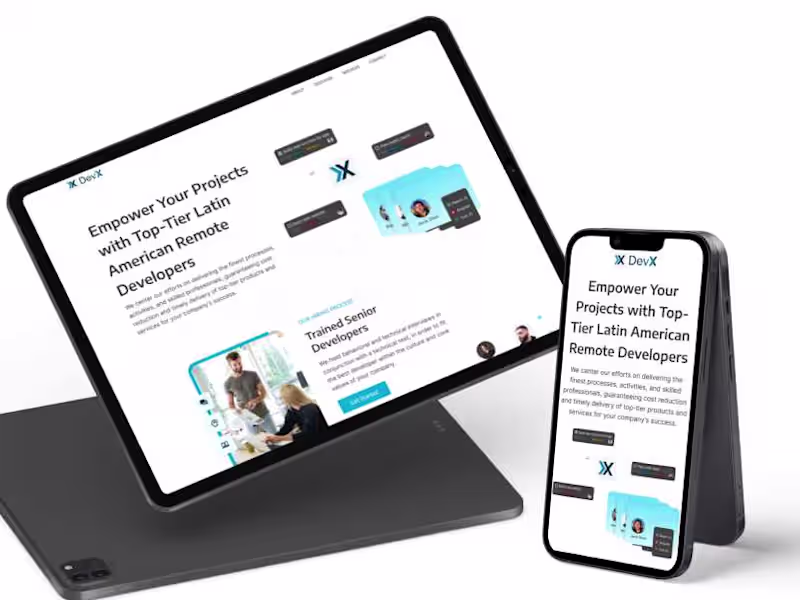 Cover image for DevX Website
