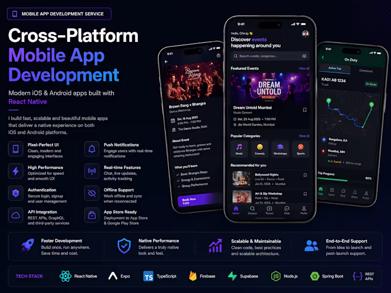 Cover image for Cross-Platform Mobile App Development