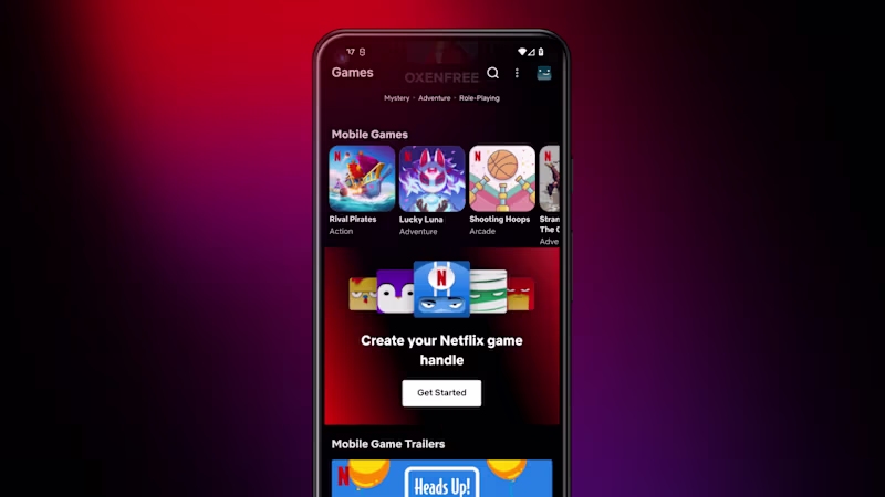 Cover image for Netflix Mobile Games