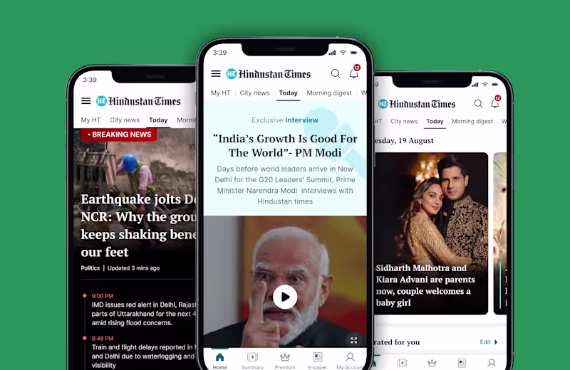 Cover image for News app design android & iOS