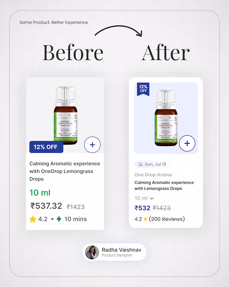 Cover image for Same Product. Better Experience. 

A