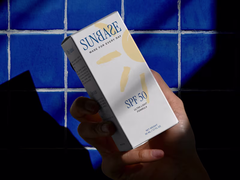 Cover image for Sunbase | Brand Identity & Packaging Design