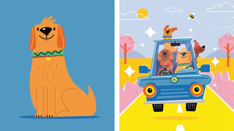 Cover image for Character illustration for Loungers UK