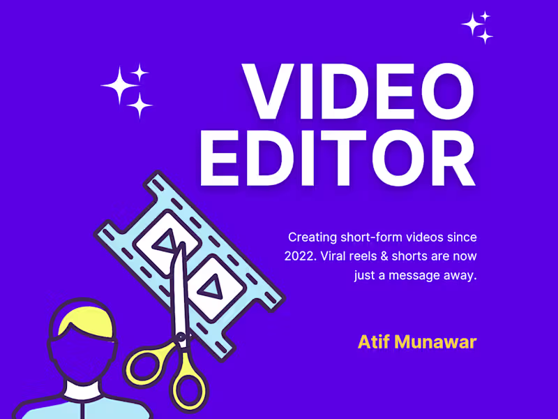 Cover image for Video Editing - Talking Head