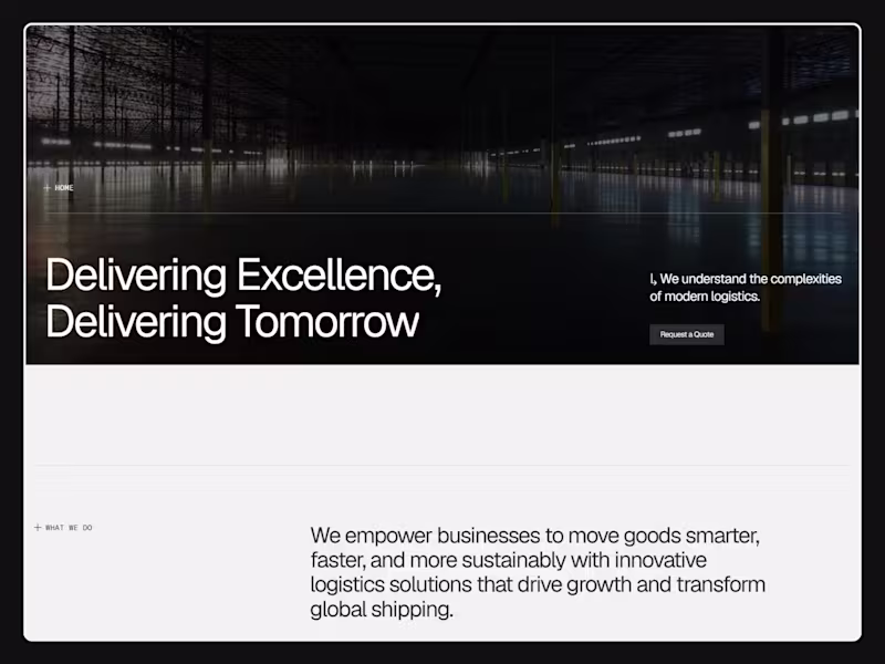 Cover image for Saudi Platinum Gate – Smart Logistics Website Design in Webflow