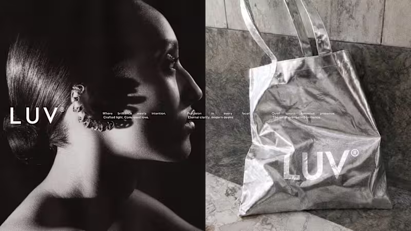 Cover image for LUV Brand Identity Design