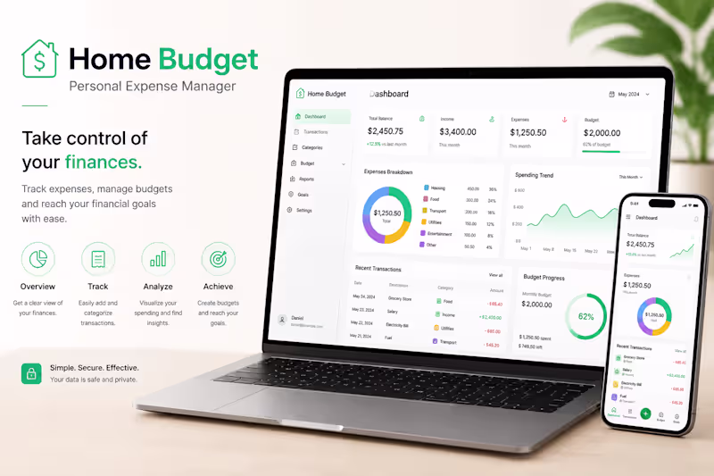 Cover image for Home Budget — Personal Expense
