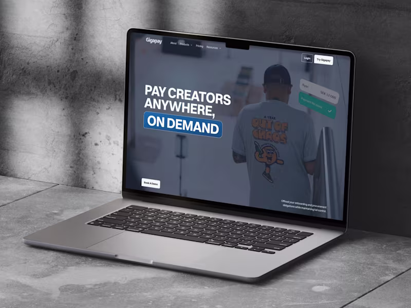 Cover image for Custom Webflow Build for Gigapay.co