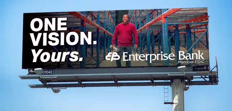 Cover image for Enterprise Bank campaign