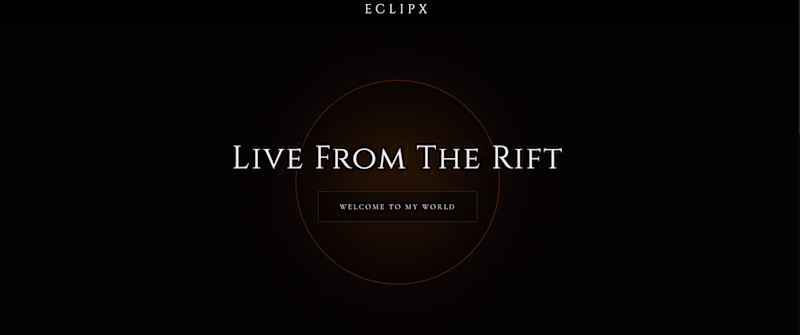 Cover image for Eclipx - Artist Brand Landing Page