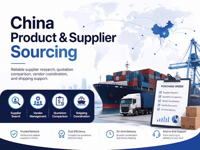 Cover image for China Product & Supplier Sourcing