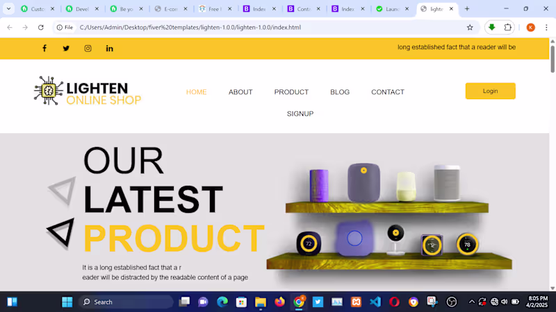 Cover image for Online Shopping Platform.