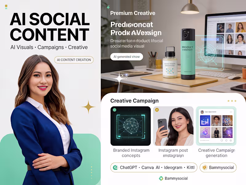 Cover image for AI Social Media Content & Creative Production