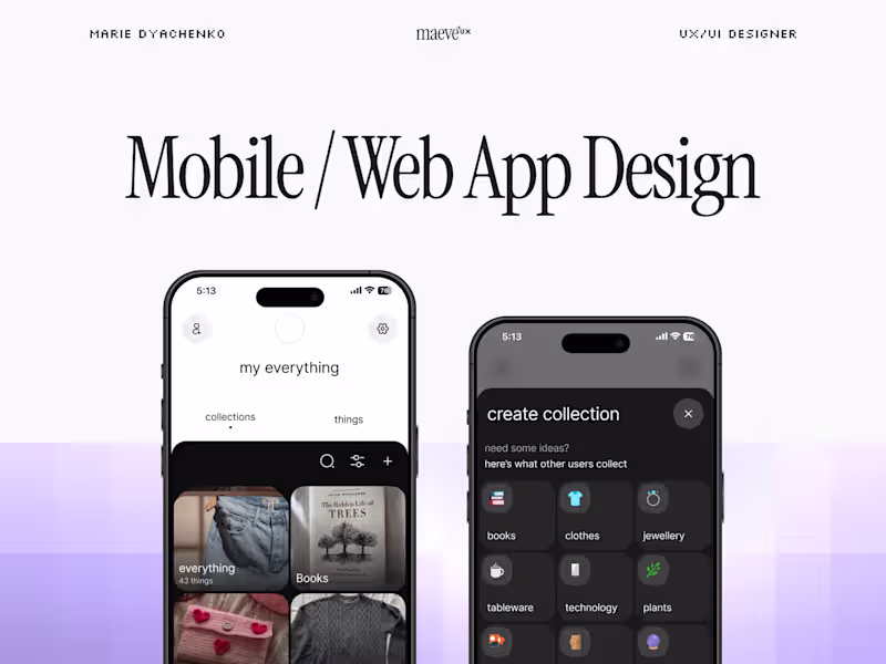 Cover image for Product design / SaaS & consumer apps 