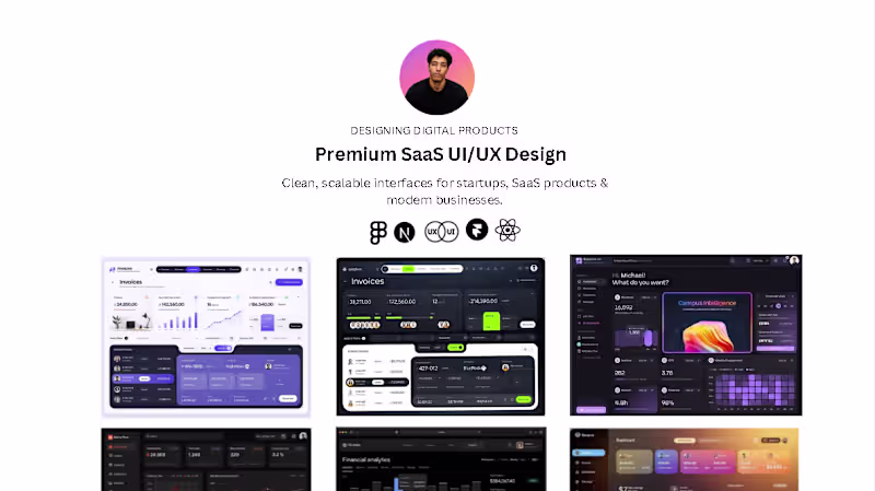 Cover image for SaaS Product UI/UX Design