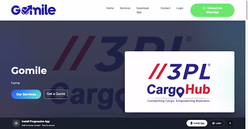 Cover image for Developed a courier management platform
