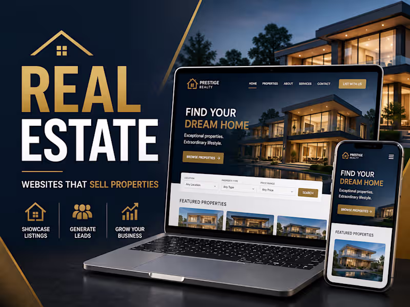Cover image for 🏡 Designed and developed a