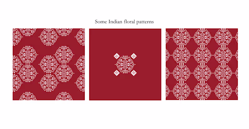 Cover image for Indian patterns on Behance