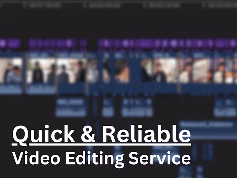 Cover image for YouTube Video Editing focusing on Storytelling & Retention
