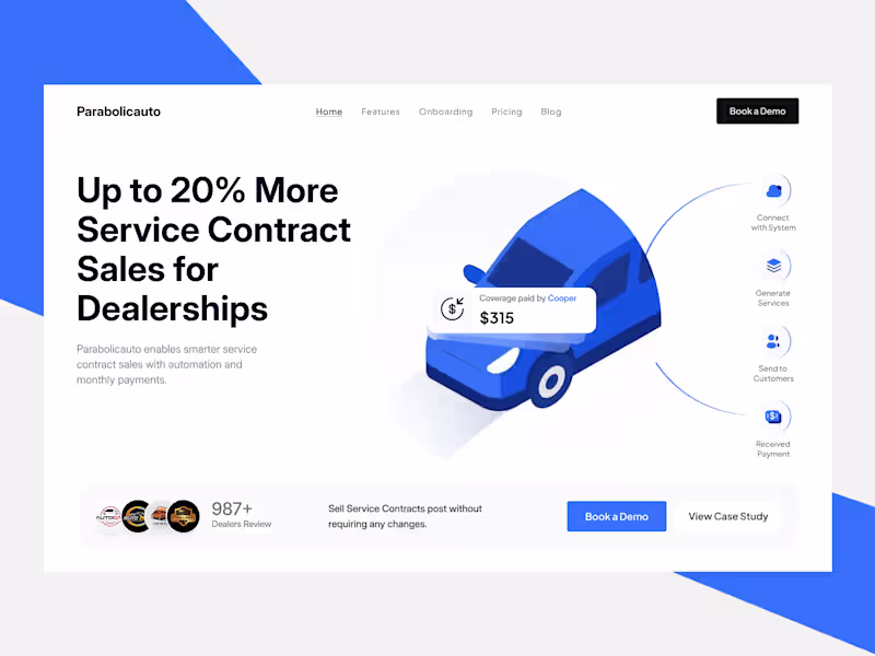 Cover image for ParabolicaAuto Dealer & Customer System