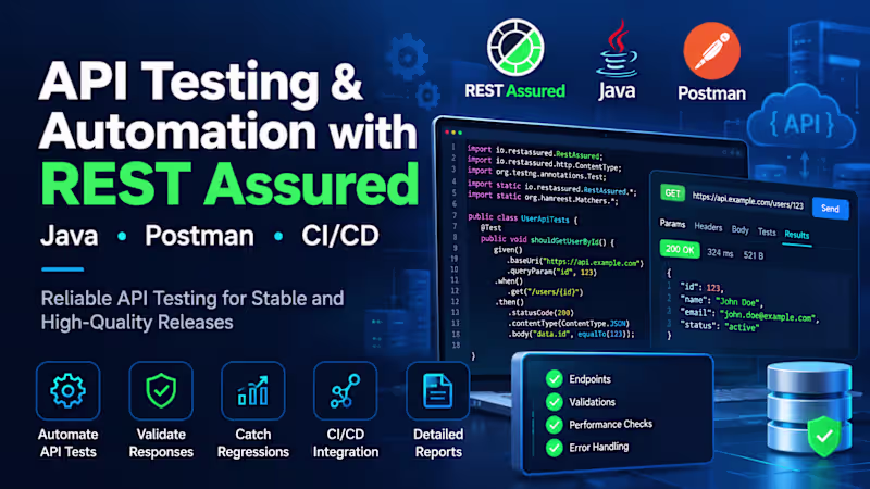 Cover image for API Testing & Automation with REST Assured