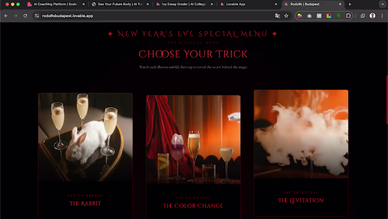 Cover image for AI-Driven Restaurant Website